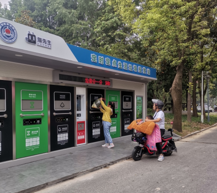 貓先生定時(shí)定點(diǎn)垃圾收集房，小區(qū)垃圾站，生活垃圾投放站廠家