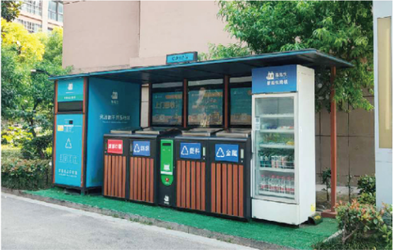 貓先生智能垃圾分類亭價(jià)格，定時(shí)定點(diǎn)垃圾收集點(diǎn) ，垃圾亭生產(chǎn)廠家